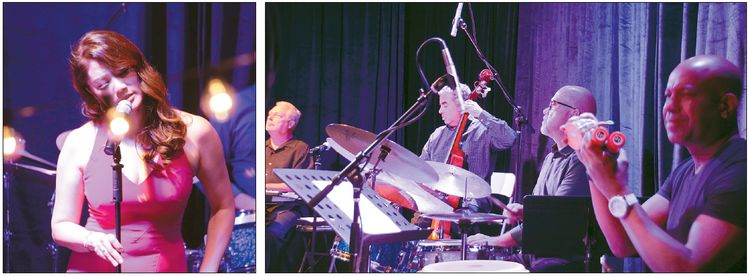 퓨전재즈 공연을 여는 재즈 보컬리스트 켈리 최(왼쪽)와 밴드의 공연 모습. 
