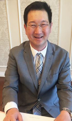 미주한인보험재정전문인협회의 제이 유 회장이 새해 협회 운영에 대해 설명하고 있다.