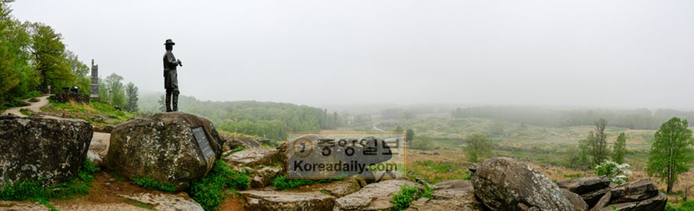 남북전쟁의 분수령이 된 게티스버그 전투 현장. [중앙포토]