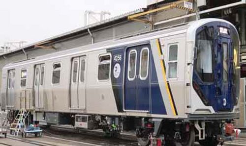 MTA가 21일 새로운 열차 모델인 R211을 공개했다. [사진 MTA]