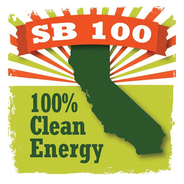 캘리포니아주 주의회/공익사업에너지위원회에서는 2045년까지 전체 전력의 100%를 재생에너지 및 탄소 제로 에너지로 충당하겠다는 내용을 골자로 하는 SB100 법안을 시행 중이다.