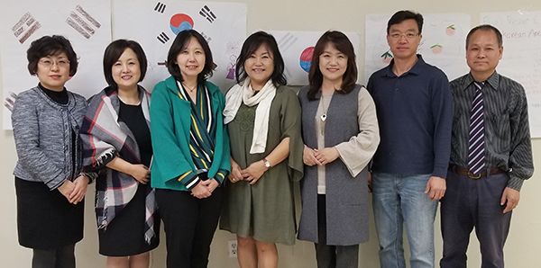 DFW한국학교 협의회 임원 및 관계자들