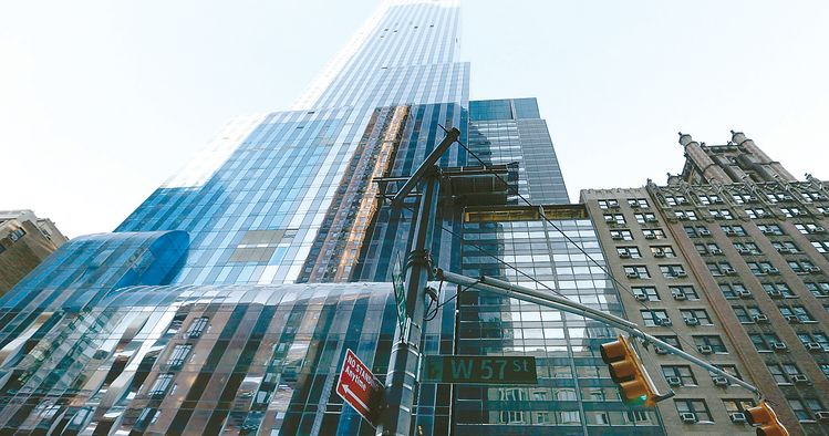 세계에서 초고가 주택거래가 가장 많은 뉴욕 맨해튼 57번가.