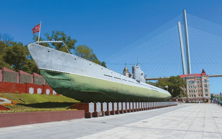2차 세계대전 등에서 활약한 C-56 잠수함 박물관.